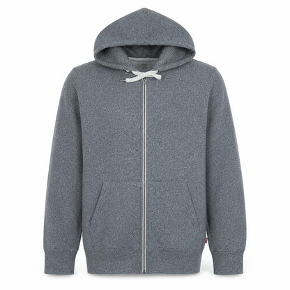 Levi's Men's Grey Full Zip Hoodie Size M Fleece Sweatshirt