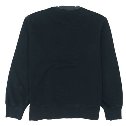 Nike Men's Black Crew Neck Fleece Sweatshirt M Regular Fit
