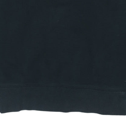 Nike Men's Black Crew Neck Fleece Sweatshirt M Regular Fit