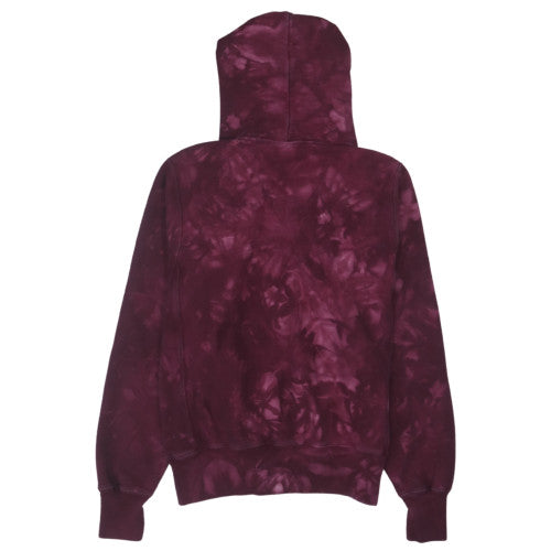 Champion Women’s Burgundy Tie-Dye Pullover Hoodie Small