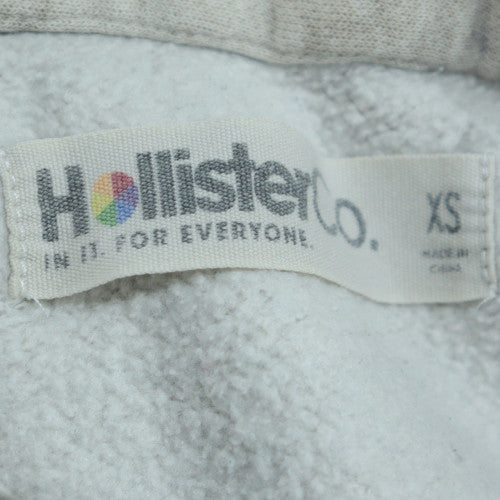 Hollister Women Grey Tie-Dye Pullover Hoodie XS Regular Fit