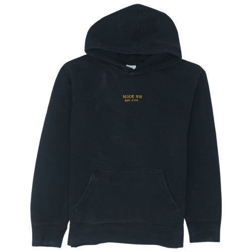 Nike SB Men's Black Small Pullover Hoodie Fleece Embroidered Logo