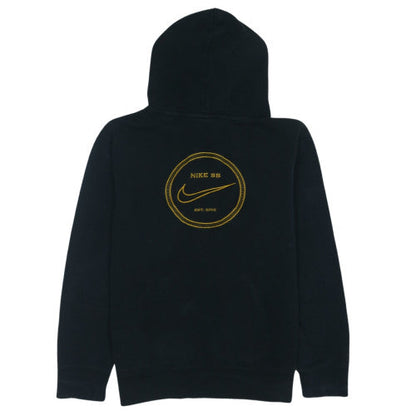 Nike SB Men's Black Small Pullover Hoodie Fleece Embroidered Logo