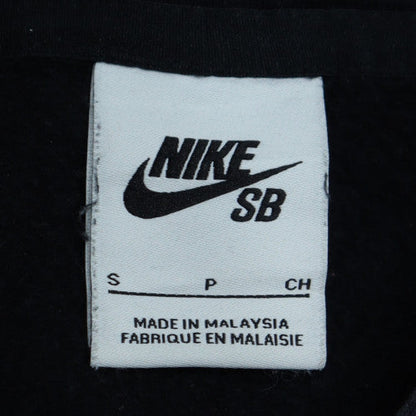 Nike SB Men's Black Small Pullover Hoodie Fleece Embroidered Logo