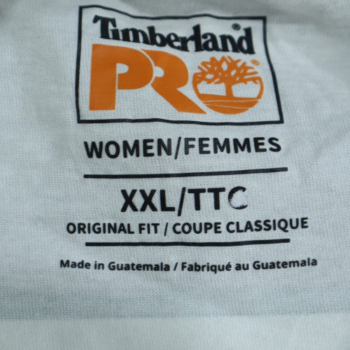 Timberland Pro White 2XL Classic Fit Crew Neck Graphic T-Shirt for Men