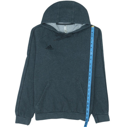 Adidas Men Grey Pullover Hoodie M Fleece Lined Sportswear