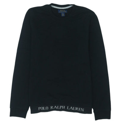 Polo Ralph Lauren Men's Black Crew Neck Pullover Sweatshirt Size S