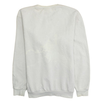 Ellesse Men's White Cotton Blend Pullover Sweatshirt M