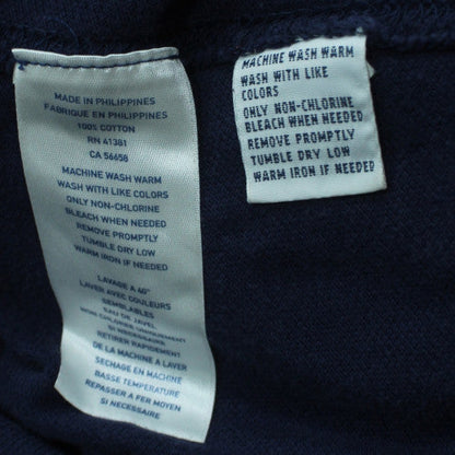 Polo Ralph Lauren Men's Navy Blue Full Zip Hoodie XL Cotton