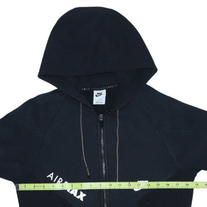 Nike Air Max Men's Black XS Full Zip Hoodie Sweatshirt