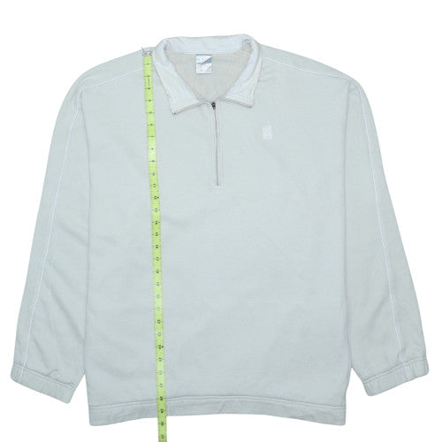 Nike Men’s Grey XL 1/4 Zip Fleece Sweatshirt Pullover