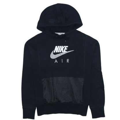 Nike Men's Black Pullover Hoodie Small Fleece Logo Sportswear