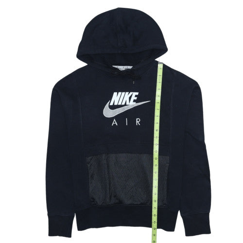 Nike Men's Black Pullover Hoodie Small Fleece Logo Sportswear