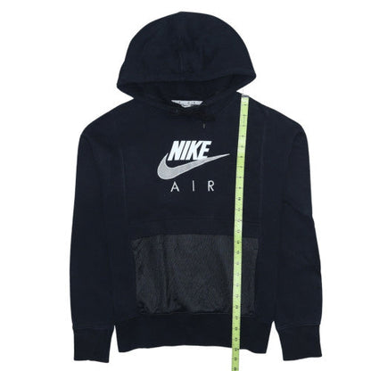 Nike Men's Black Pullover Hoodie Small Fleece Logo Sportswear