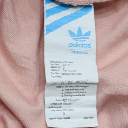 Adidas Womens Pink Full Zip Track Jacket Size 12 Regular Fit