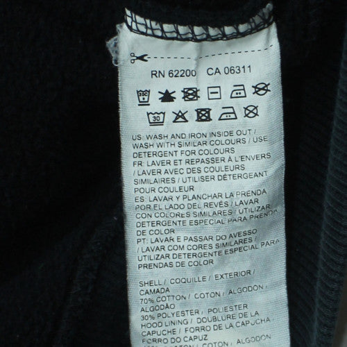 Puma Men's Black XL Pullover Hoodie with Logo and Drawstring