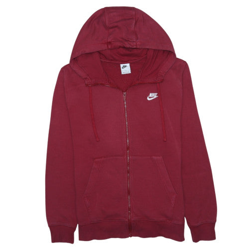 Nike Men's Red Full Zip Hoodie Sweatshirt M Regular Fit