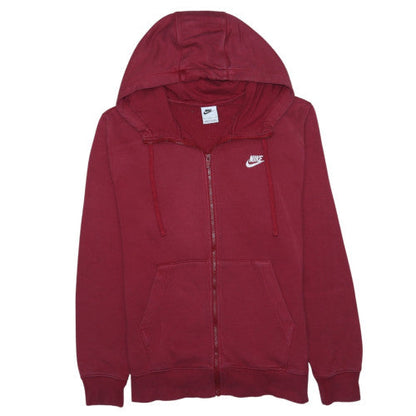 Nike Men's Red Full Zip Hoodie Sweatshirt M Regular Fit