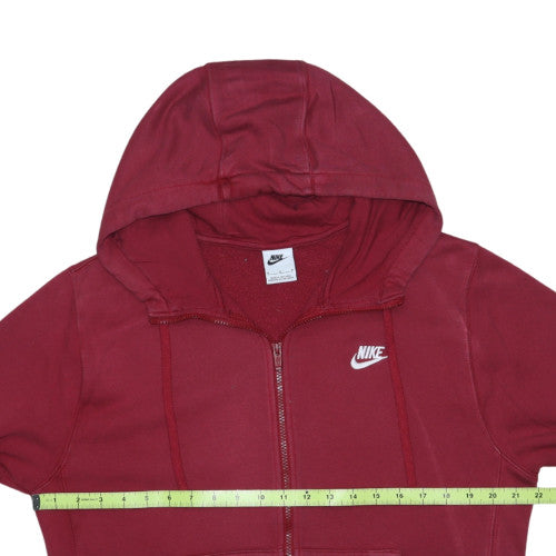 Nike Men's Red Full Zip Hoodie Sweatshirt M Regular Fit
