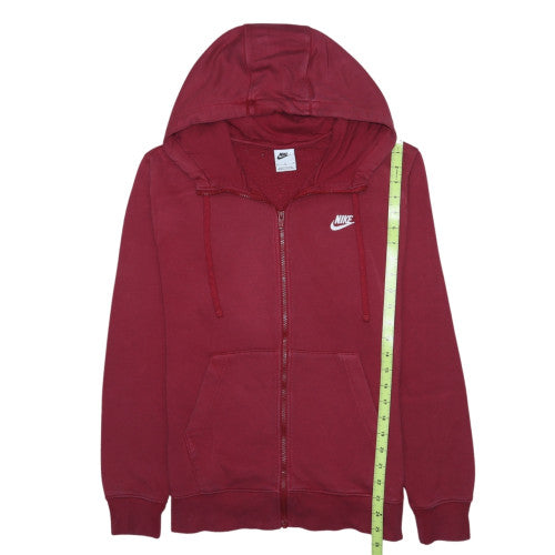 Nike Men's Red Full Zip Hoodie Sweatshirt M Regular Fit