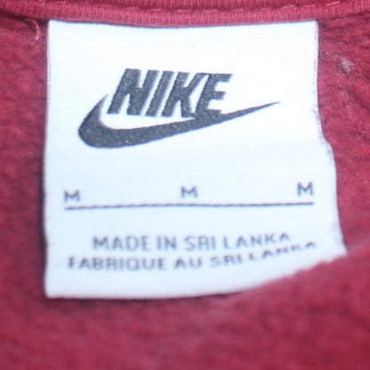 Nike Men's Red Full Zip Hoodie Sweatshirt M Regular Fit
