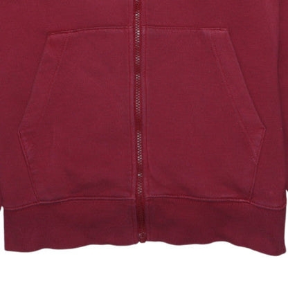 Nike Men's Red Full Zip Hoodie Sweatshirt M Regular Fit