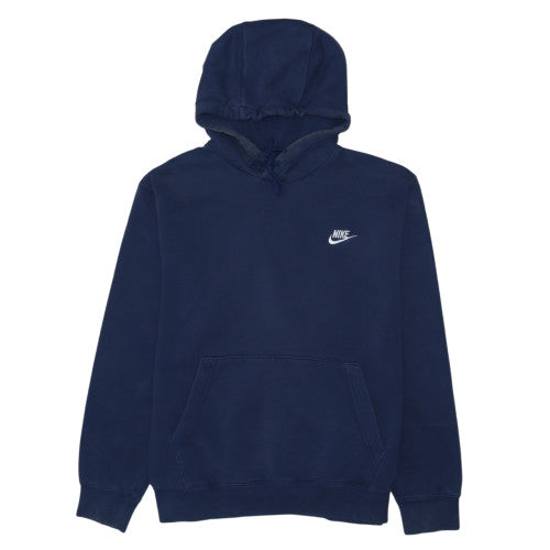 Nike Men's Blue Pullover Hoodie Fleece L Regular Fit Sportswear