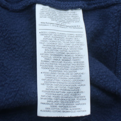 Nike Men's Blue Pullover Hoodie Fleece L Regular Fit Sportswear