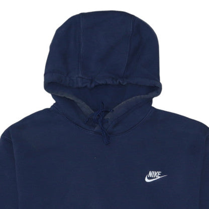 Nike Men's Blue Pullover Hoodie Fleece L Regular Fit Sportswear