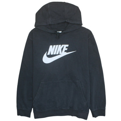 Nike Men's Black 2XL Pullover Sports Hoodie with Logo