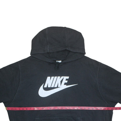 Nike Men's Black 2XL Pullover Sports Hoodie with Logo