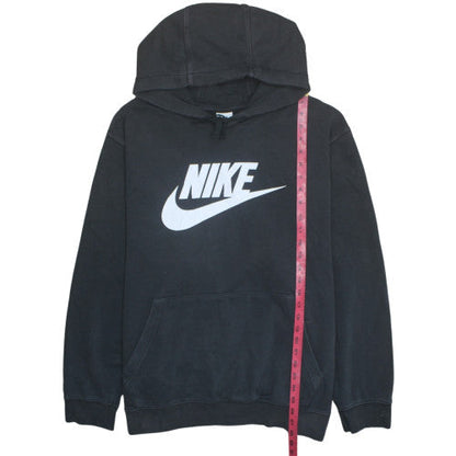 Nike Men's Black 2XL Pullover Sports Hoodie with Logo