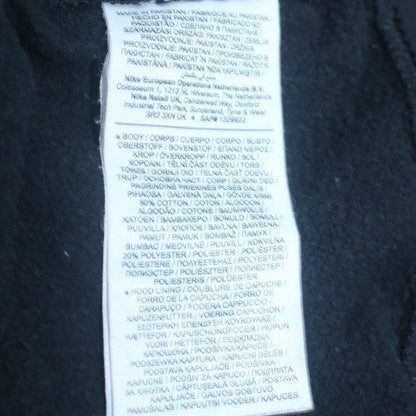 Nike Men's Black 2XL Pullover Sports Hoodie with Logo