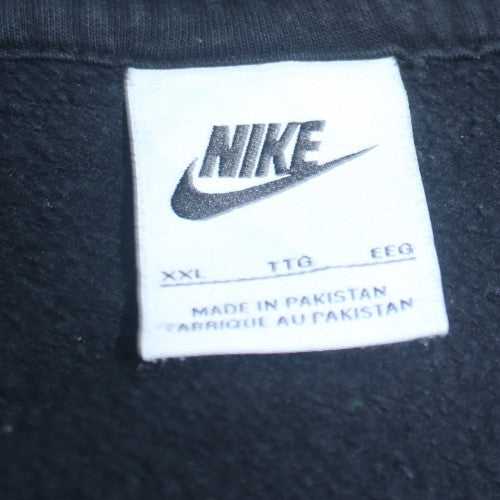 Nike Men's Black 2XL Pullover Sports Hoodie with Logo