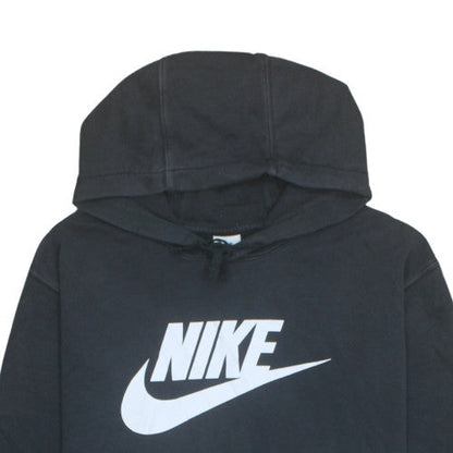 Nike Men's Black 2XL Pullover Sports Hoodie with Logo