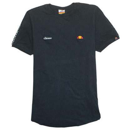 Ellesse Men's Black XL Crew Neck Short Sleeve Logo T-Shirt