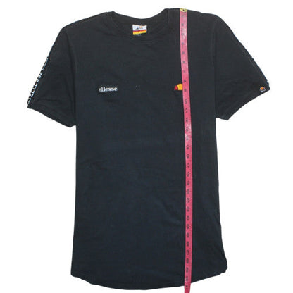 Ellesse Men's Black XL Crew Neck Short Sleeve Logo T-Shirt