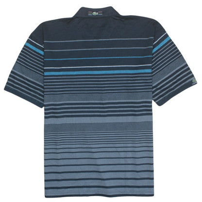 Lacoste Men's Blue Striped Cotton Polo Shirt XL Classic Fit