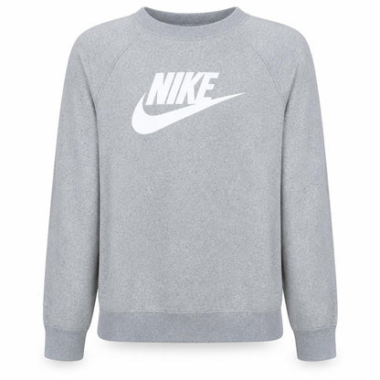 Nike Men's Grey Small Pullover Logo Crew Neck Sweatshirt