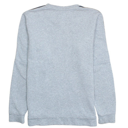 Adidas Men's Grey Crew Neck Pullover Sweatshirt Size M