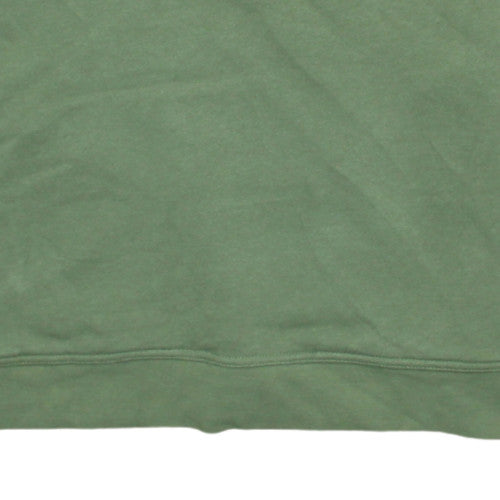 Nike Men's Green Crew Neck Logo Sweatshirt M Cotton Blend