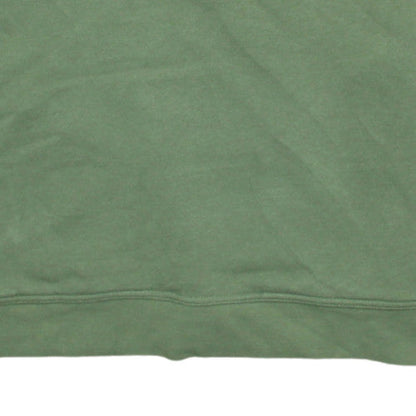 Nike Men's Green Crew Neck Logo Sweatshirt M Cotton Blend