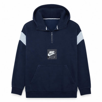 Nike Men's Blue XL 1/2 Zip Hoodie Fleece Sweatshirt