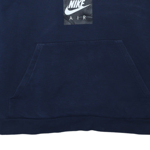 Nike Men's Blue XL 1/2 Zip Hoodie Fleece Sweatshirt