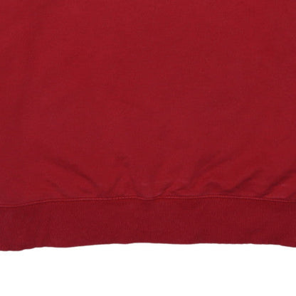 Timberland Men's Red Crew Neck Pullover Sweatshirt Size L