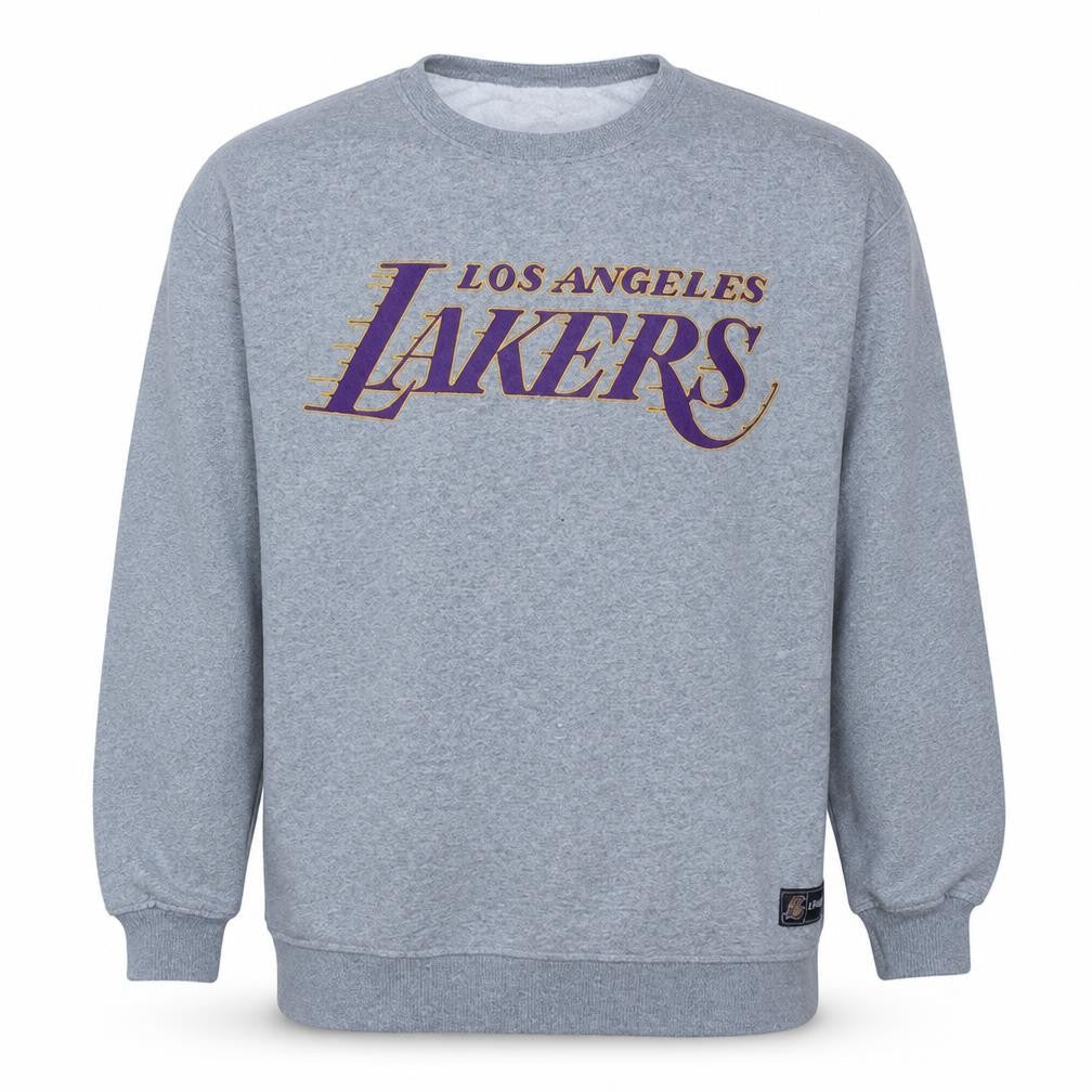 NBA Los Angeles Lakers Men's Grey XL Pullover Sweatshirt