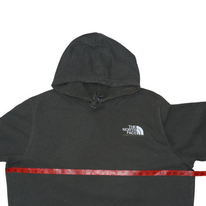 The North Face Mens Black XXL Pullover Hoodie Logo Fleece Cotton Blend