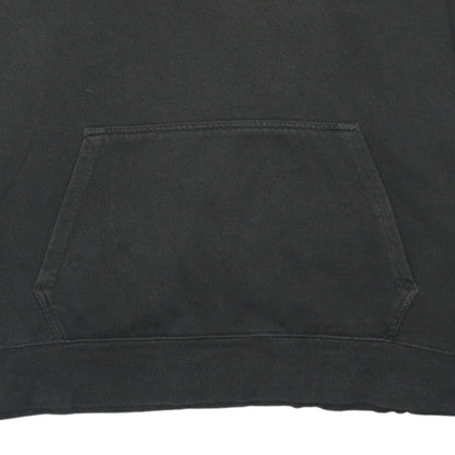 The North Face Mens Black XXL Pullover Hoodie Logo Fleece Cotton Blend