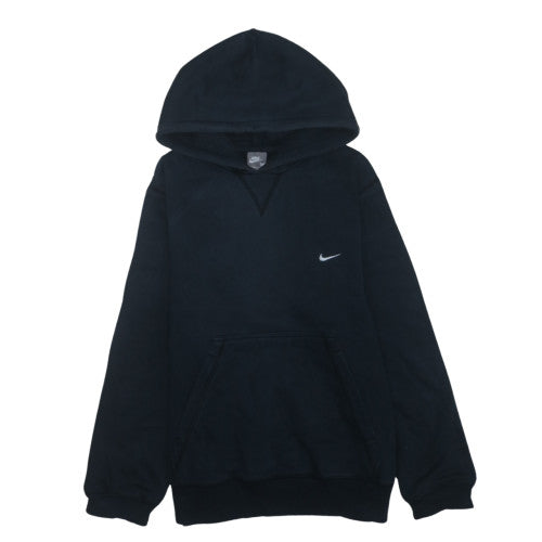 Nike Men's Black Pullover Hoodie M Regular Fit Fleece Sportswear