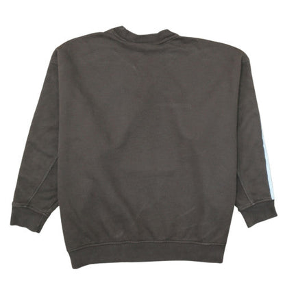 Adidas Men Brown 3XLT Pullover Sweatshirt Crew Neck Sports Style